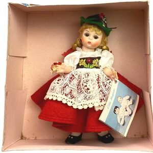Vintage‎ Madame Alexander Doll Switzerland 594 Original Box Strung Sleepy Eyes